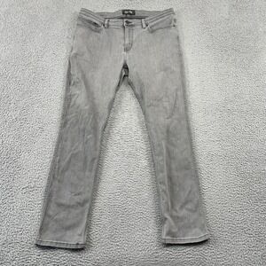 DU/ER Jeans Mens 38x32 Gray Performance Denim Slim Fit Stretch Casual Pants